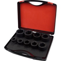 COFFRET 9 DOUILLES À CHOC1"(24-50MM)