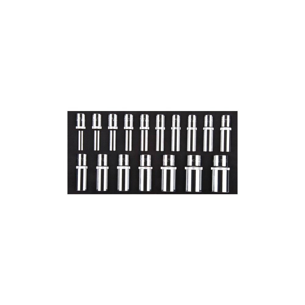 JEU DE 17  DOUILLES 1/2'' (8-32)