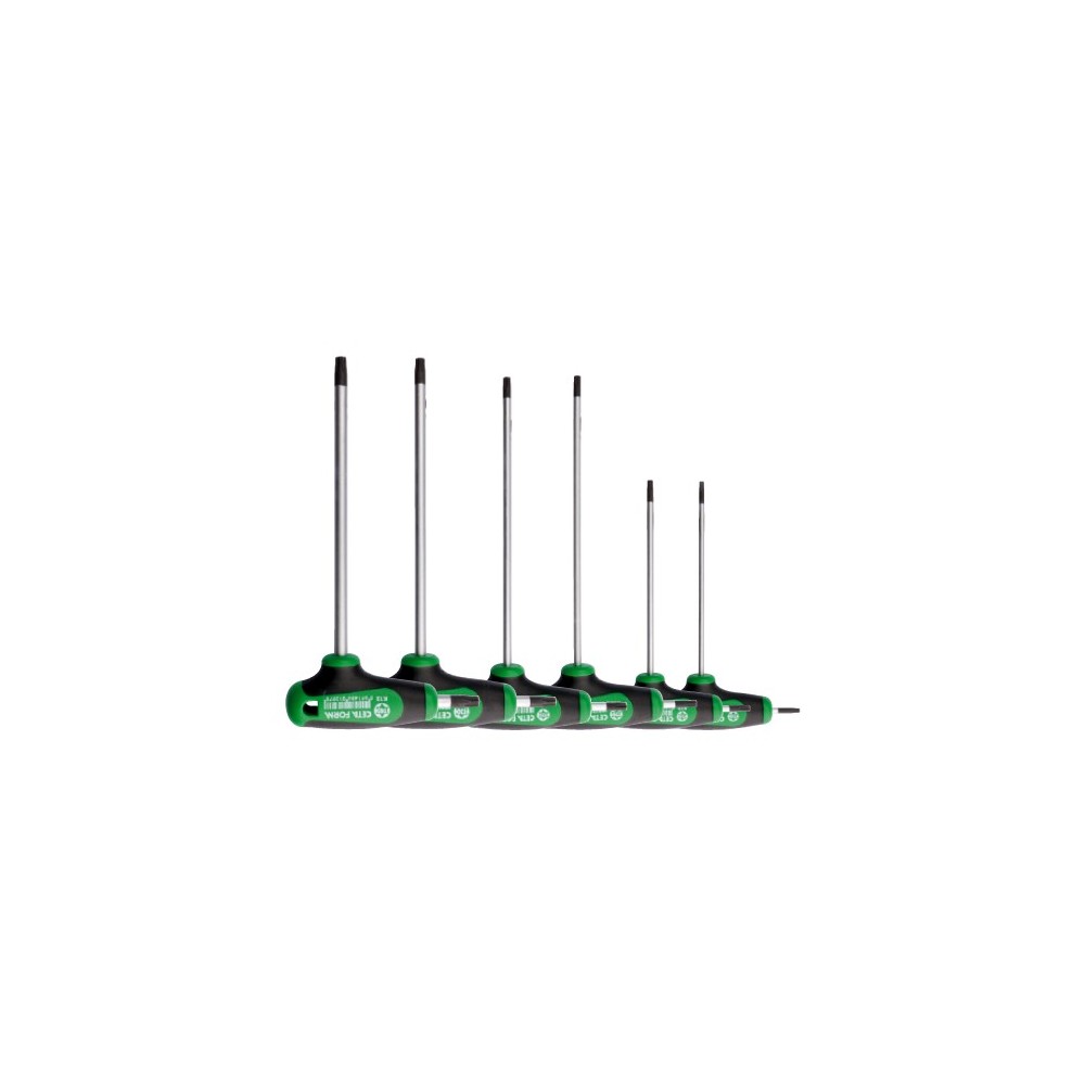JEU DE 6 CLES TORX A POIGNEE T10-T40