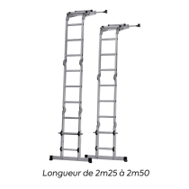 ECHELLE MULTI TELES4X3+PLATEFORME