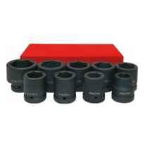 COFFRET 9 DOUILLES À CHOC1"(24-50MM)